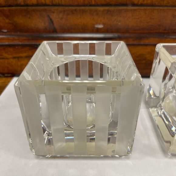 Wedgwood Vera Wang Sqaure Votive Holders. kk186 - Picture 2 of 5